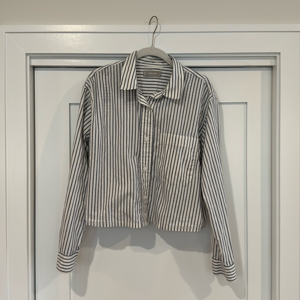 Everlane The Silky Cotton Way-Short Shirt in M